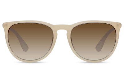 Lunettes de Soleil Marron Beige