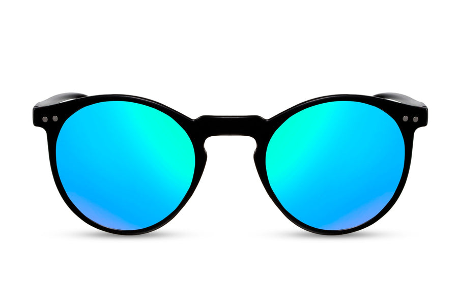 Lunette Ronde Moderne Bleu Vert