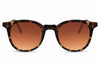 Lunettes de Soleil Année 50 Léopard Marron