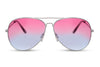 Lunettes Festival Aviateur Rose Bleu