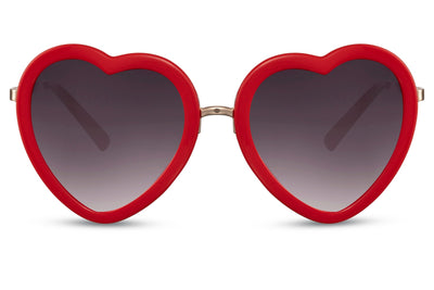 Lunettes de Soleil Rétro Coeur Cupidon