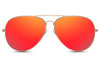 Lunettes Aviateur Rouge