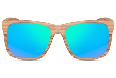 Lunettes de Soleil Dégradé en Bois