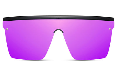 Lunettes de Soleil Rétro Visière Violet