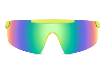 Lunettes Futuristes Visière Jaune