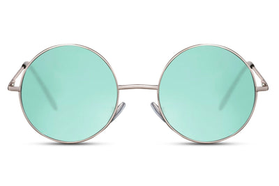 Lunettes Hippie Ronde Turquoise
