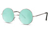 Lunette Disco Ronde Turquoise