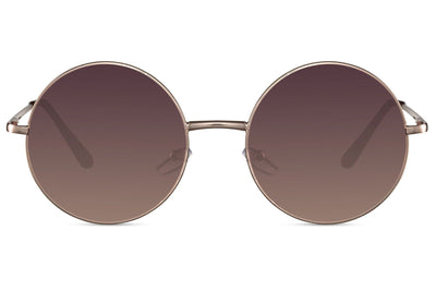 Lunettes Disco Ronde Marron