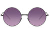 Lunettes Disco Ronde Violet