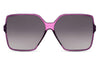 Lunettes de Soleil Oversize Rétro Violet