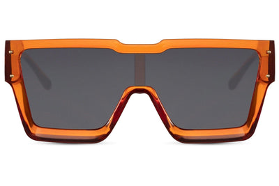 Lunettes Futuristes Visière Orange