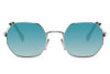 Lunettes de Soleil Dégradé Turquoise