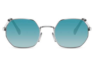 Lunettes de Soleil Dégradé Turquoise