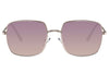 Lunettes de Soleil Rétro Aviateur Carré Violet