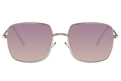 Lunettes de Soleil Rétro Aviateur Carré Violet