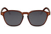 Lunettes de Soleil Marron Ambre