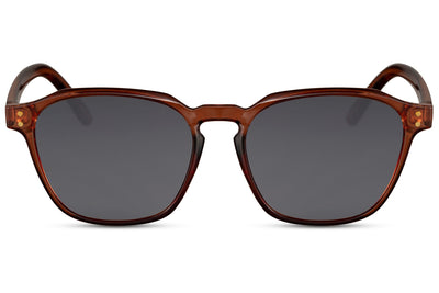 Lunettes de Soleil Marron Ambre