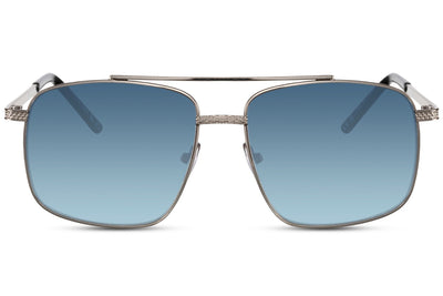 Lunettes de Soleil Rétro Aviateur Carré Bleu