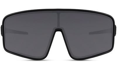 Grosse Lunettes de Soleil Visière Noir Mat