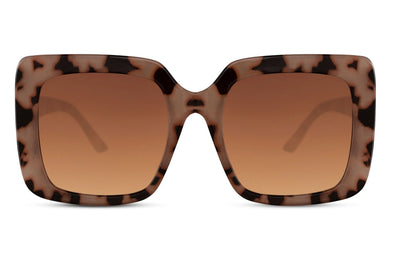 Lunettes de Soleil Oversize Luxe Léopard