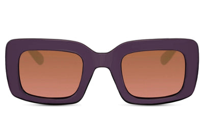 Lunettes de Soleil Oversize Rectangulaire Violet