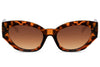 Lunettes de Soleil Ovale Luxe Léopard