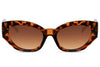 Lunettes de Soleil Ovale Luxe Léopard