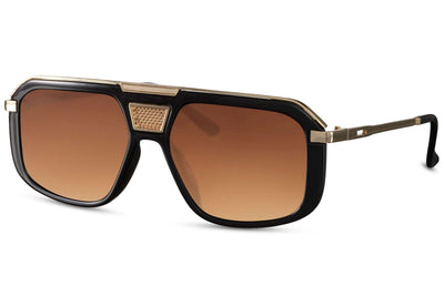 Grosse Lunette de Soleil Shield Marron