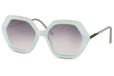 Grosse Lunette de Soleil Vintage Blanche