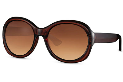 Grosse Lunette de Soleil Vintage Marron