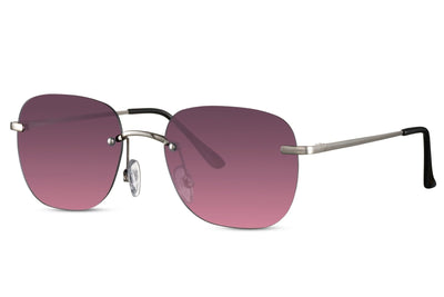 Lunette Aviateur Violet Sans Monture