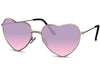 Lunette Coeur Rose Transparent