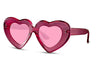 Lunette Coeur Violet Rétro