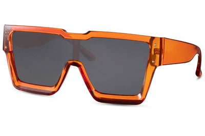 Lunette Futuristes Visière Orange