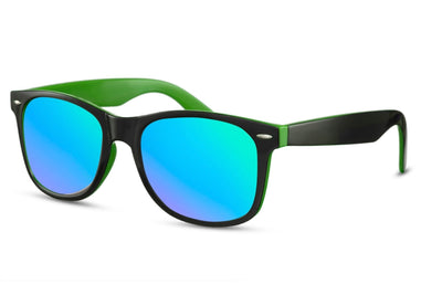 Lunette Miroir Wayfarer Turquoise