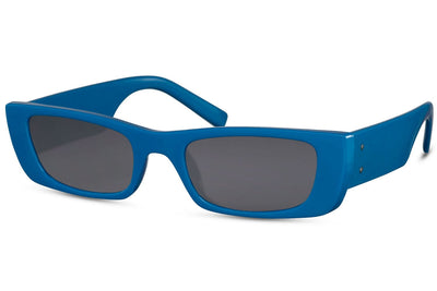 Lunette Techno Rectangulaire Bleu Royal