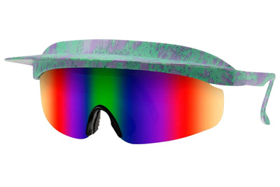 Lunette Techno Visière Casquette Verte