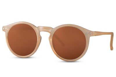 Lunette de Soleil Beige Round