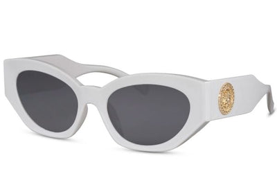 Lunette de Soleil Blanche Vintage