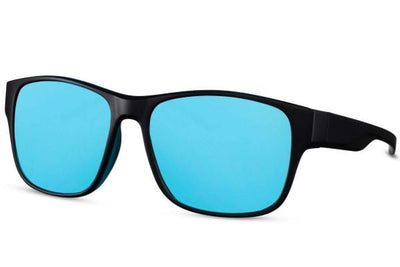 Lunette de Soleil Bleu Wayfarer Miroir