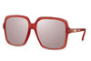 Lunette de Soleil Carré Rouge