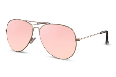 Lunette de Soleil Doré Rose