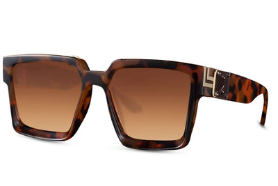 Lunette de Soleil Léopard Luxe Oversize