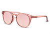 Lunette de Soleil Miroir Transparente Rose