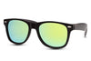 Lunette de Soleil Miroir Wayfarer Verte