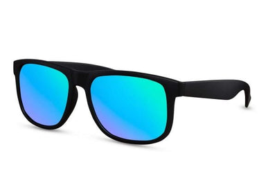 Lunette de Soleil Noir Wayfarer Turquoise