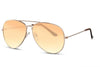 Lunette de Soleil Orange Aviateur Vintage