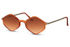 Lunette de Soleil Orange Losange