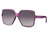 Lunette de Soleil Oversize Rétro Violet