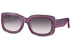 Lunette de Soleil Rectangulaire Oversize Violet